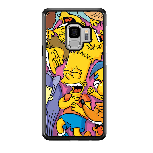 Simpson Bust Up Bart Samsung Galaxy S9 Case