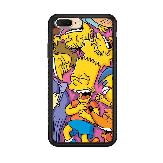 Simpson Bust Up Bart iPhone 8 Plus Case