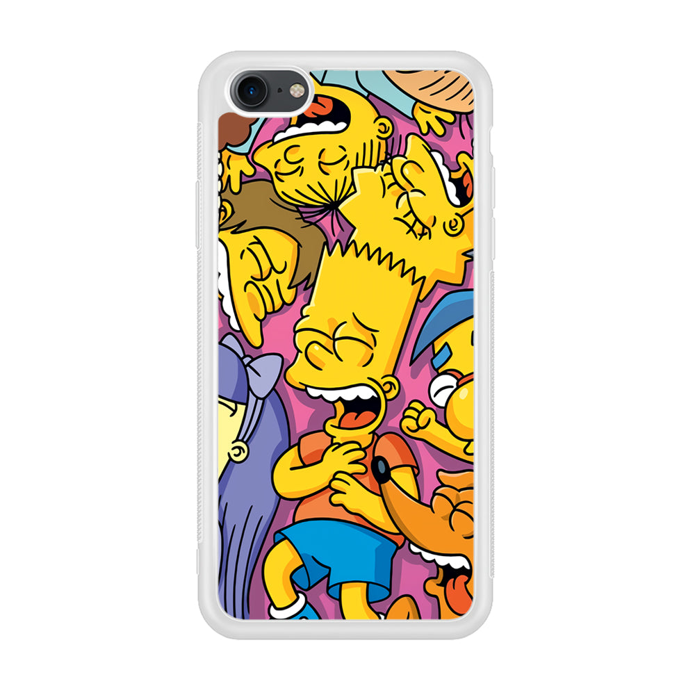 Simpson Bust Up Bart iPhone 8 Case