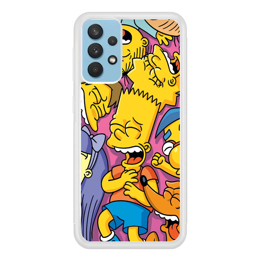 Simpson Bust Up Bart Samsung Galaxy A32 Case