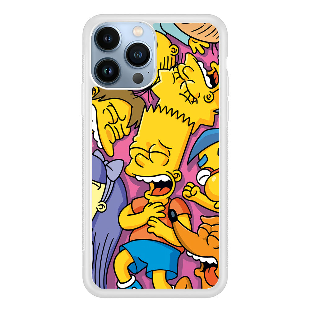 Simpson Bust Up Bart iPhone 13 Pro Max Case