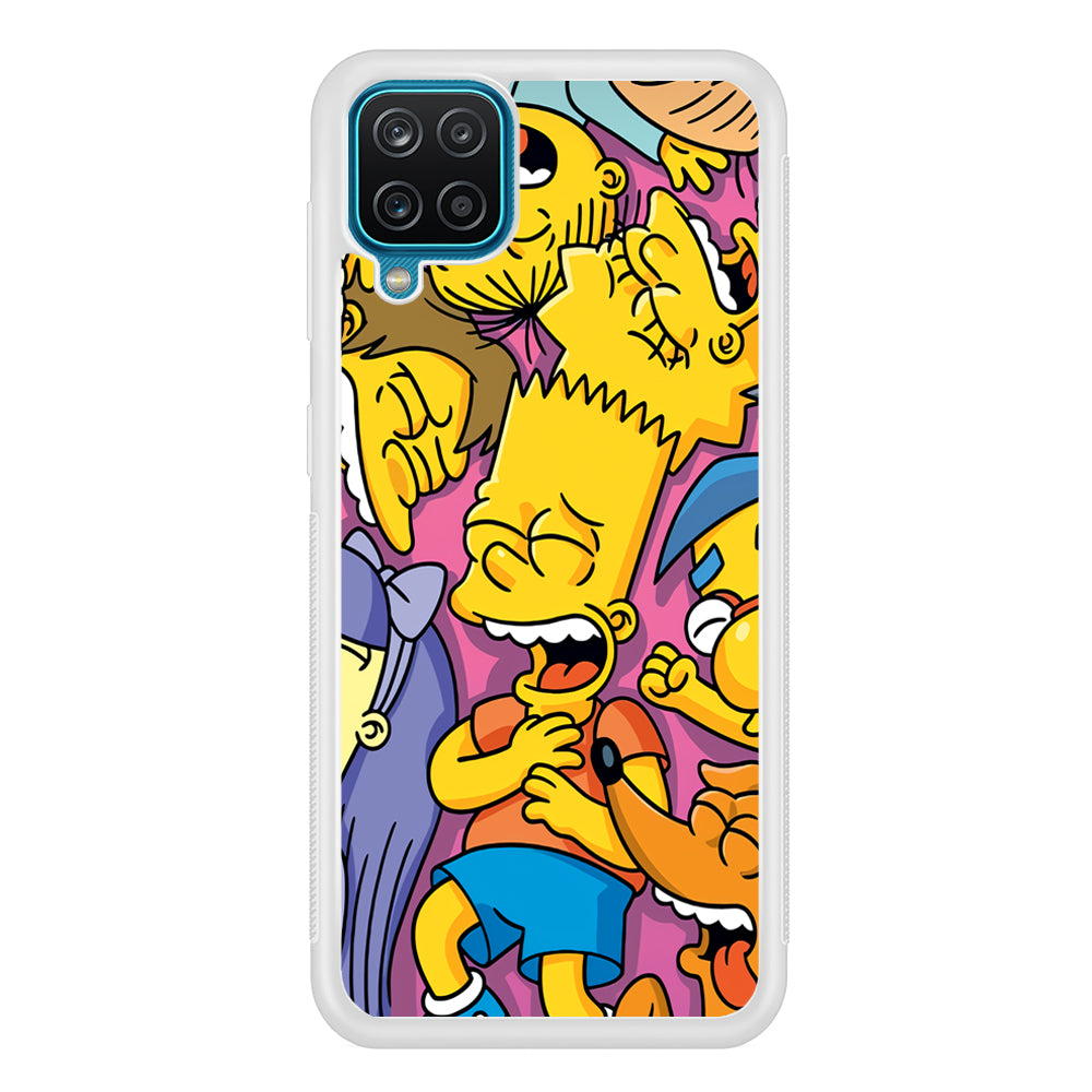 Simpson Bust Up Bart Samsung Galaxy A12 Case