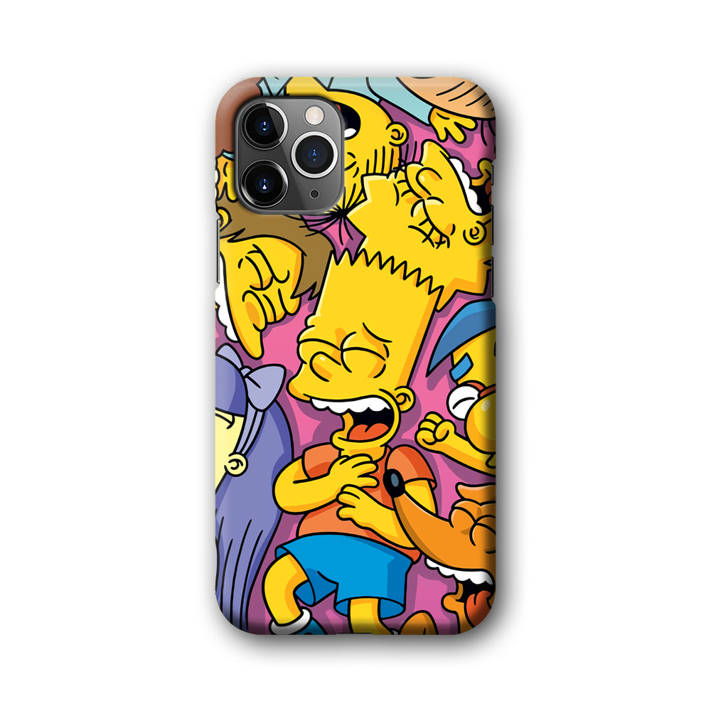 Simpson Bust Up Bart iPhone 11 Pro Max Case