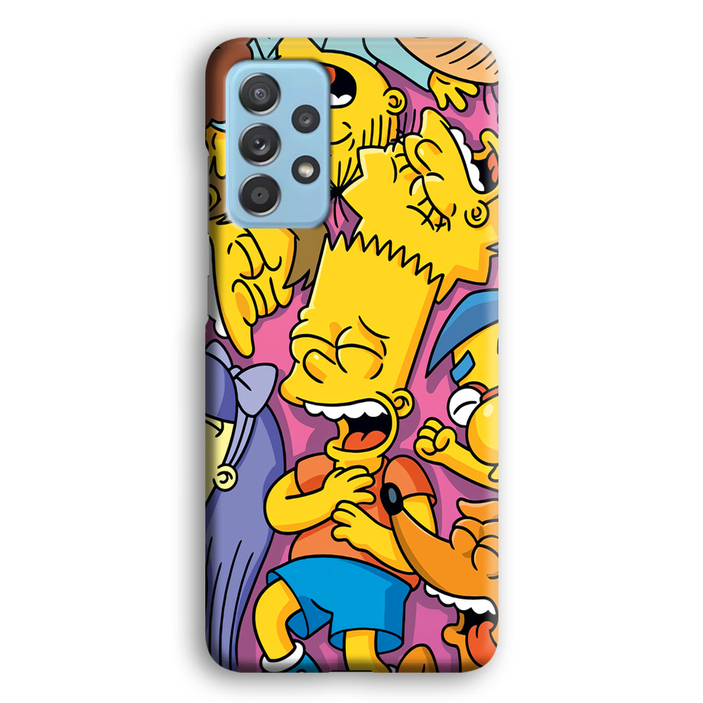Simpson Bust Up Bart Samsung Galaxy A52 Case
