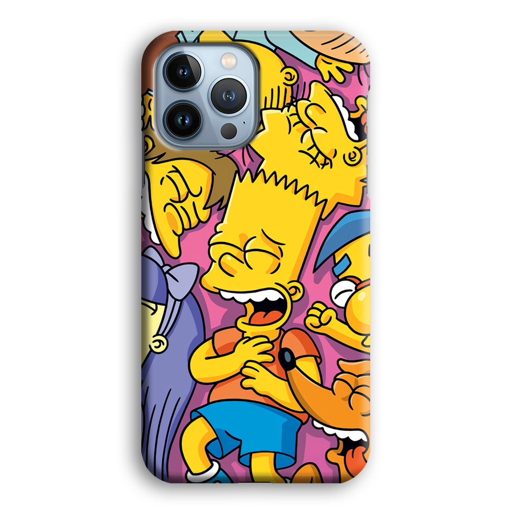 Simpson Bust Up Bart iPhone 13 Pro Max Case