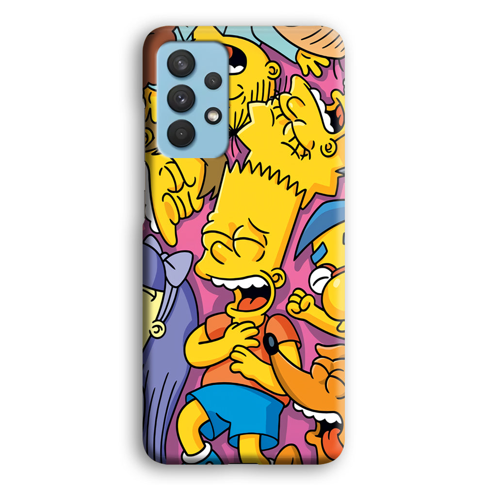 Simpson Bust Up Bart Samsung Galaxy A32 Case