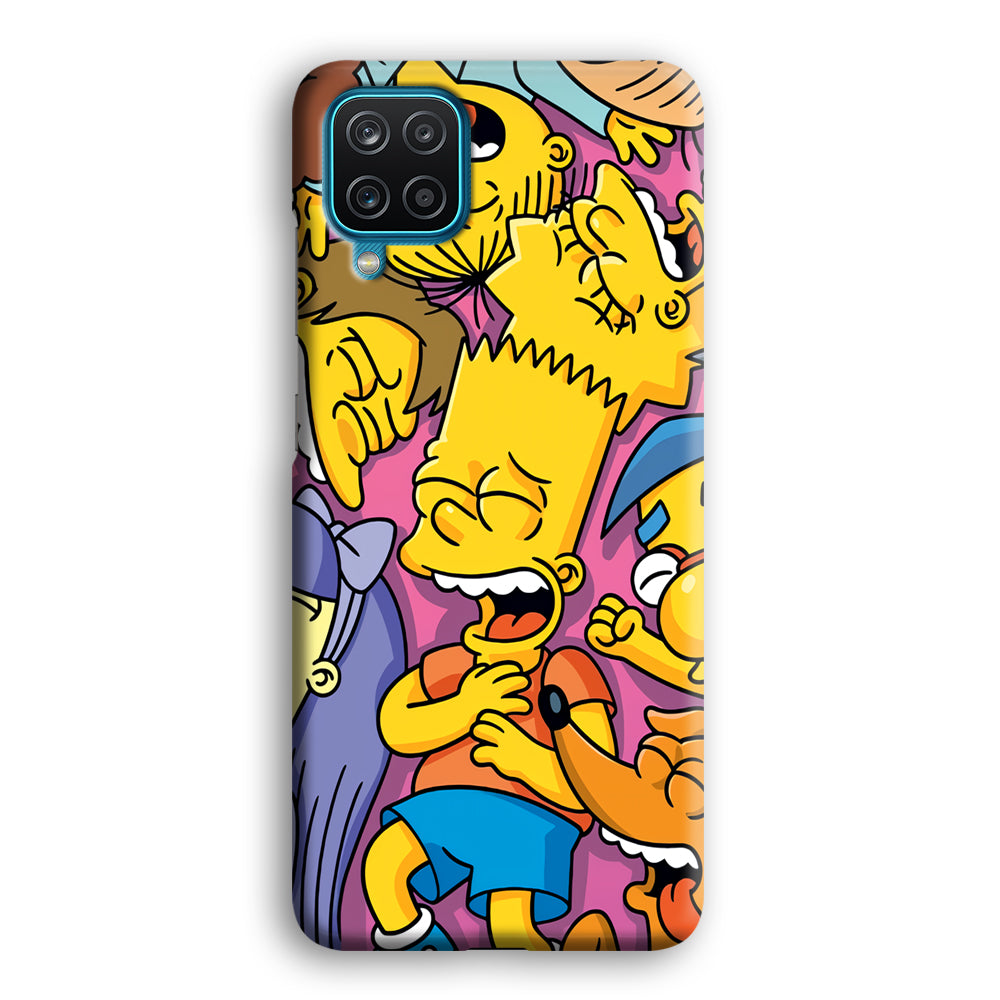 Simpson Bust Up Bart Samsung Galaxy A12 Case