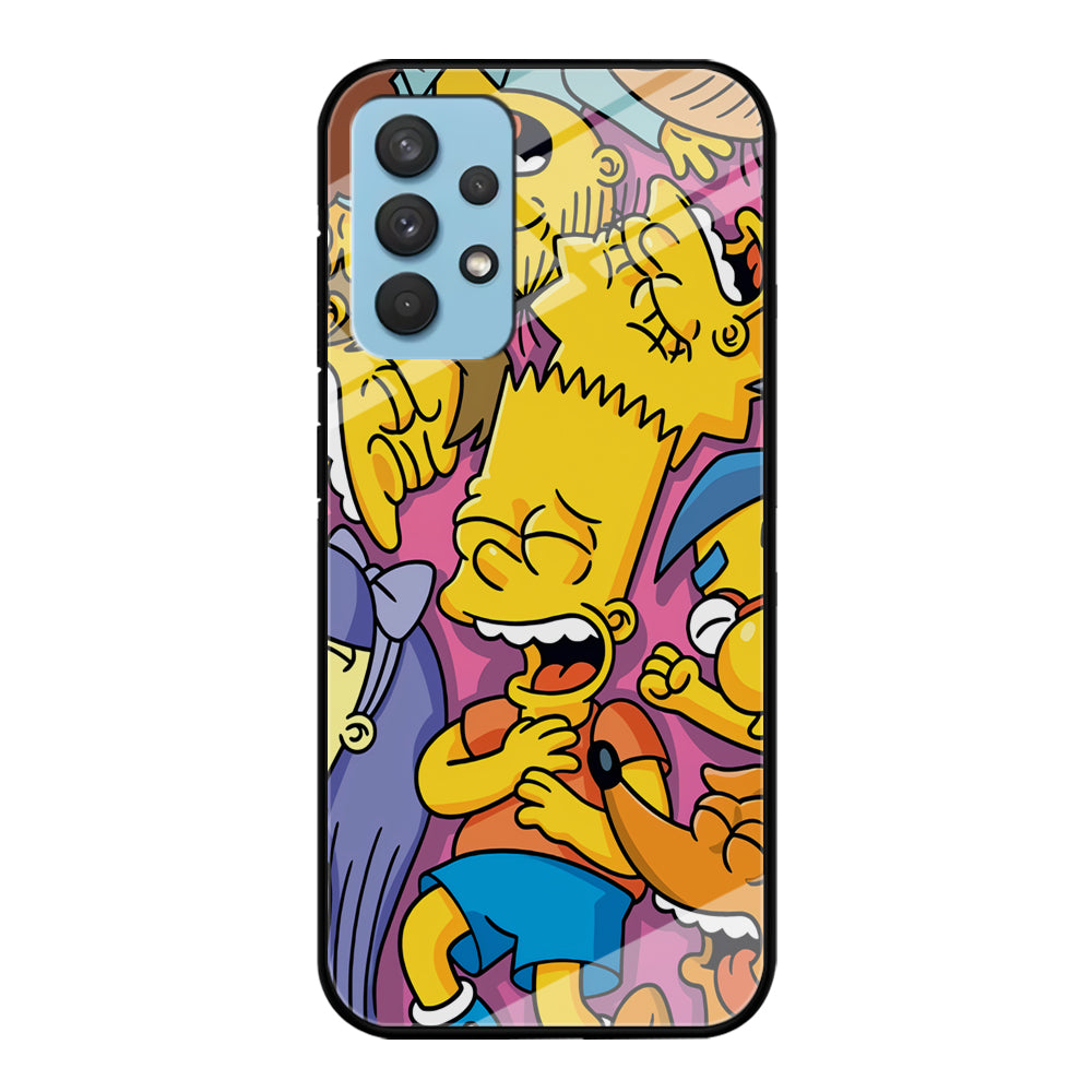 Simpson Bust Up Bart Samsung Galaxy A32 Case