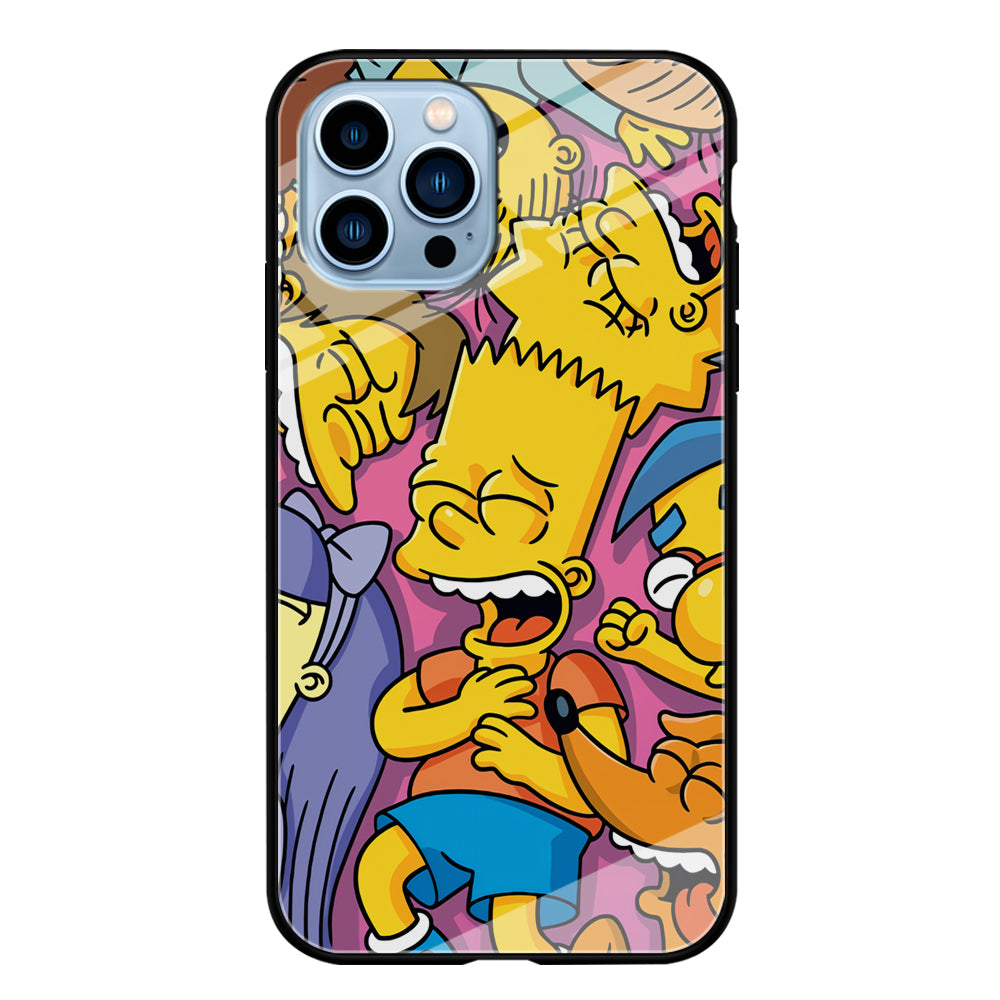 Simpson Bust Up Bart iPhone 13 Pro Max Case
