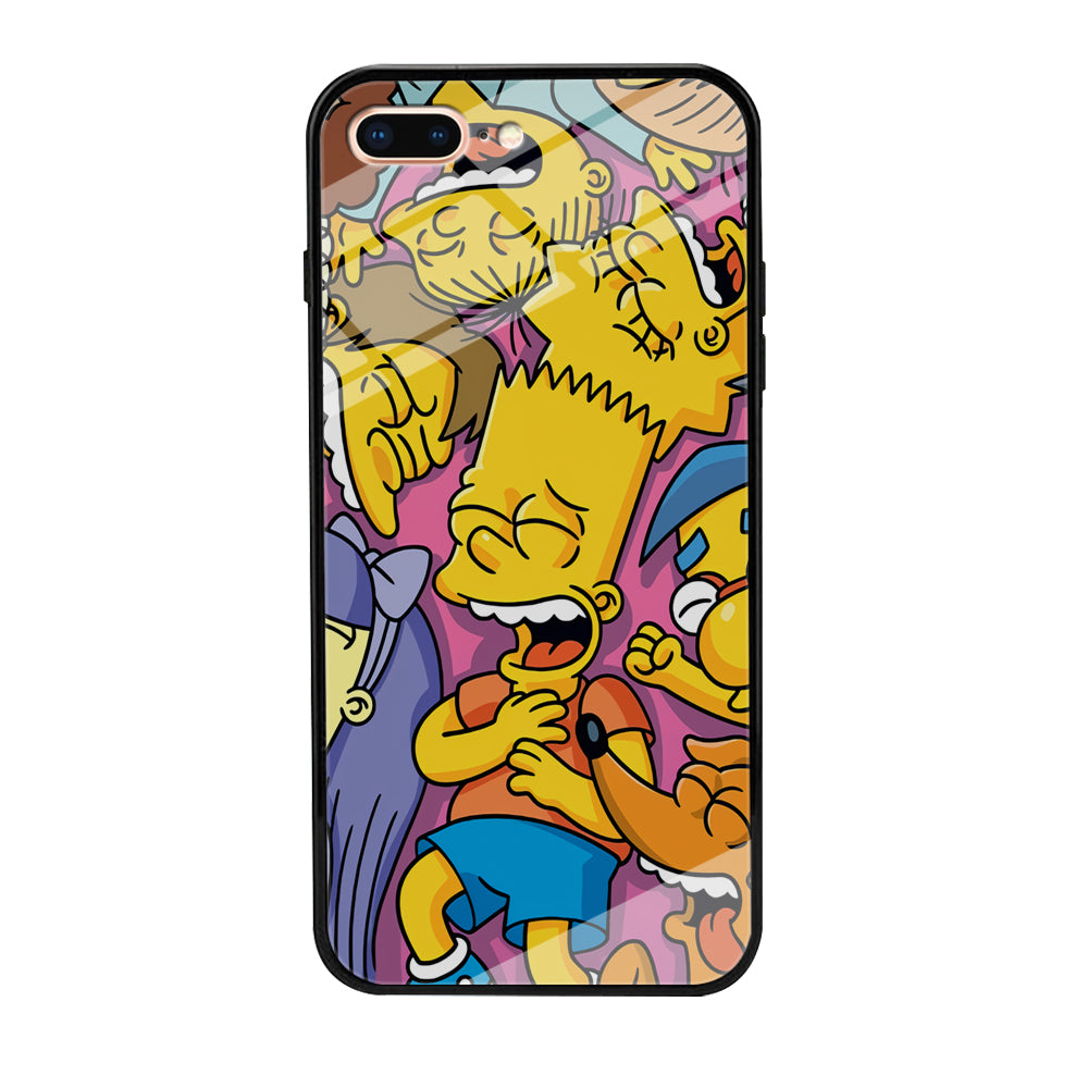 Simpson Bust Up Bart iPhone 8 Plus Case