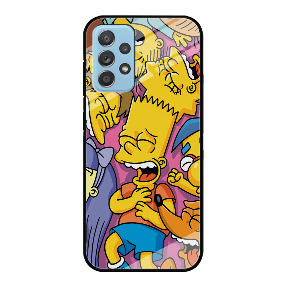 Simpson Bust Up Bart Samsung Galaxy A52 Case