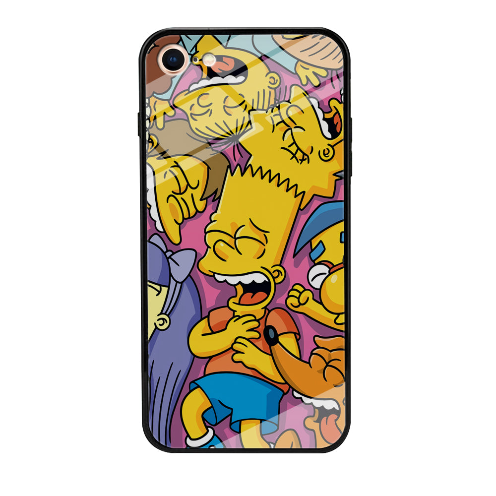 Simpson Bust Up Bart iPhone 8 Case