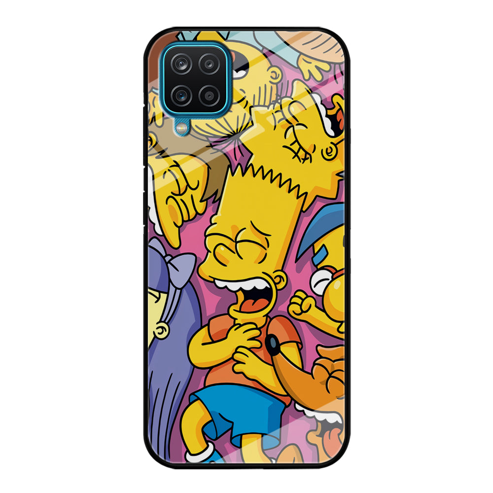 Simpson Bust Up Bart Samsung Galaxy A12 Case