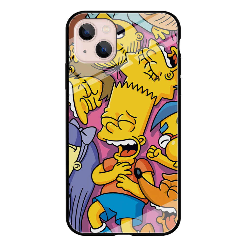 Simpson Bust Up Bart iPhone 13 Case