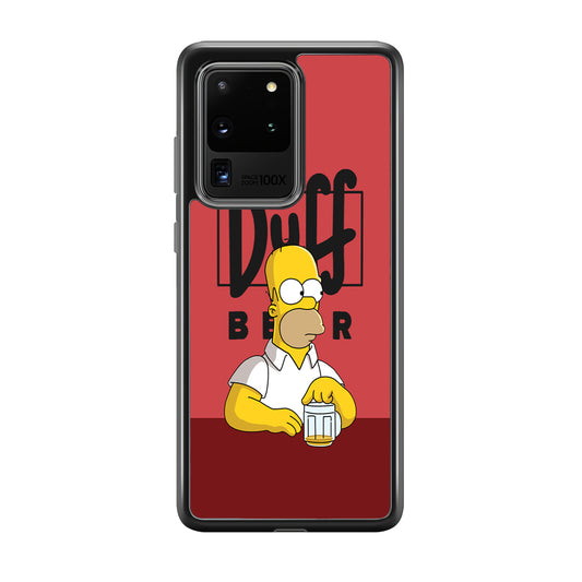 Simpson Duff Beer Samsung Galaxy S20 Ultra Case