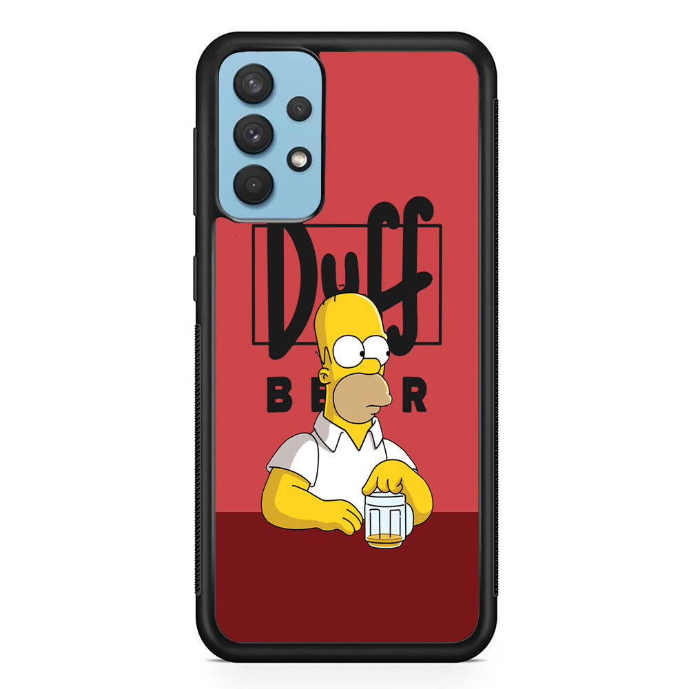 Simpson Duff Beer Samsung Galaxy A32 Case