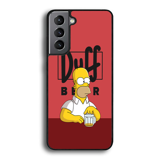 Simpson Duff Beer Samsung Galaxy S21 Plus Case - Carneyforia