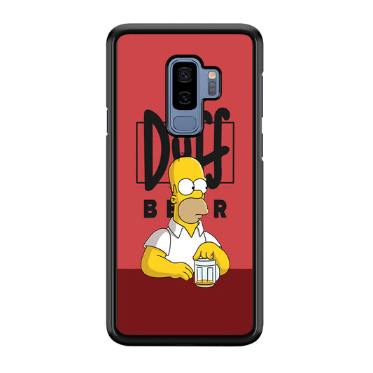Simpson Duff Beer Samsung Galaxy S9 Plus Case