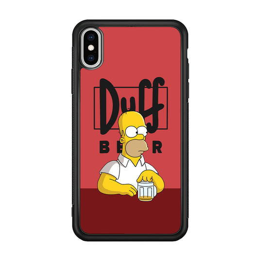 Simpson Duff Beer iPhone X Case