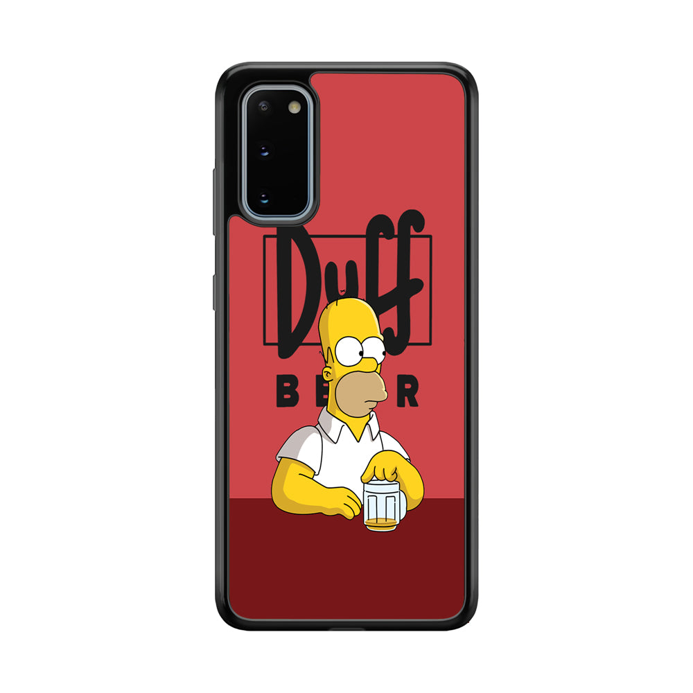 Simpson Duff Beer Samsung Galaxy S20 Case