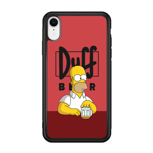 Simpson Duff Beer iPhone XR Case