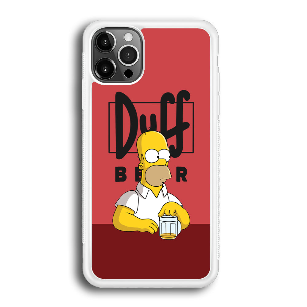 Simpson Duff Beer iPhone 12 Pro Case