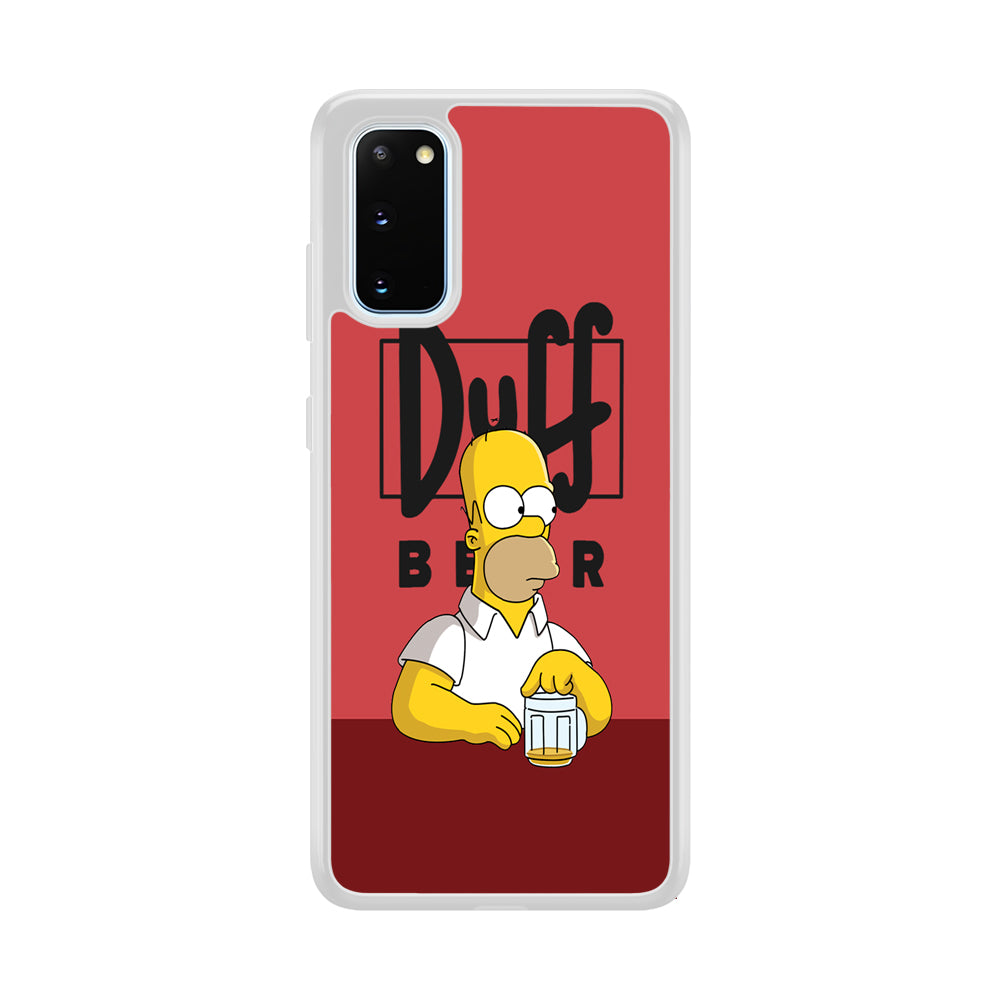 Simpson Duff Beer Samsung Galaxy S20 Case