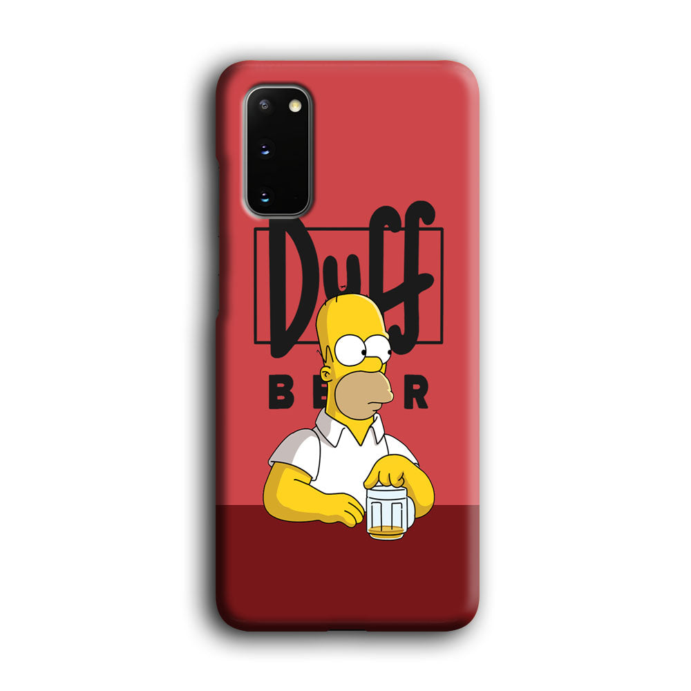 Simpson Duff Beer Samsung Galaxy S20 Case