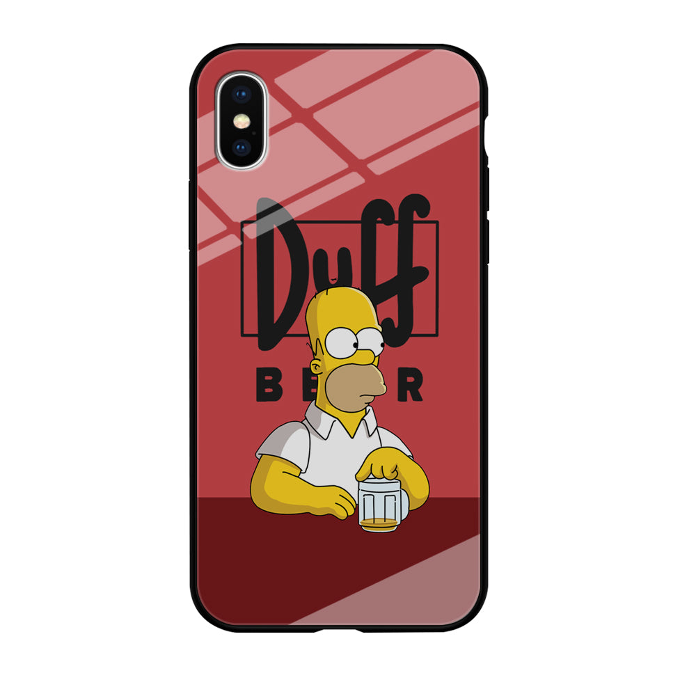 Simpson Duff Beer iPhone X Case