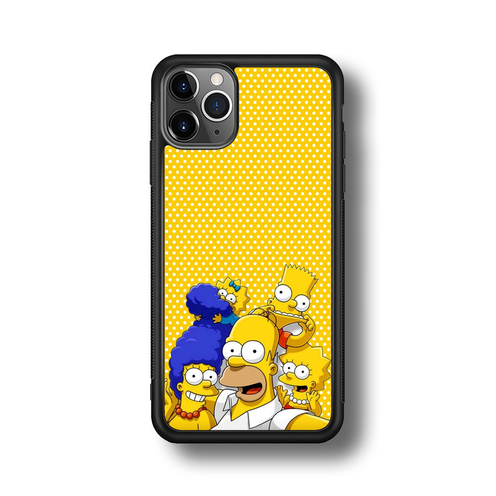 Simpson Happiness Selfie iPhone 11 Pro Case