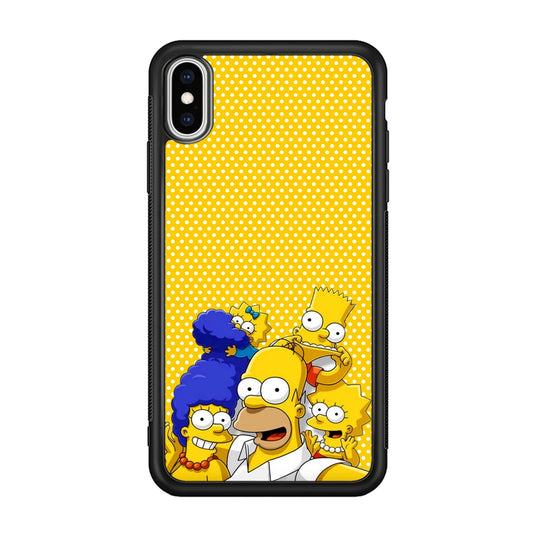 Simpson Happiness Selfie iPhone XS Case