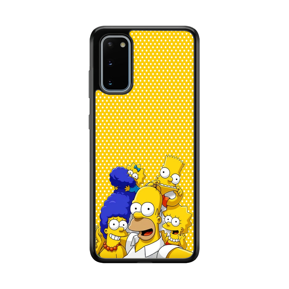 Simpson Happiness Selfie Samsung Galaxy S20 Case