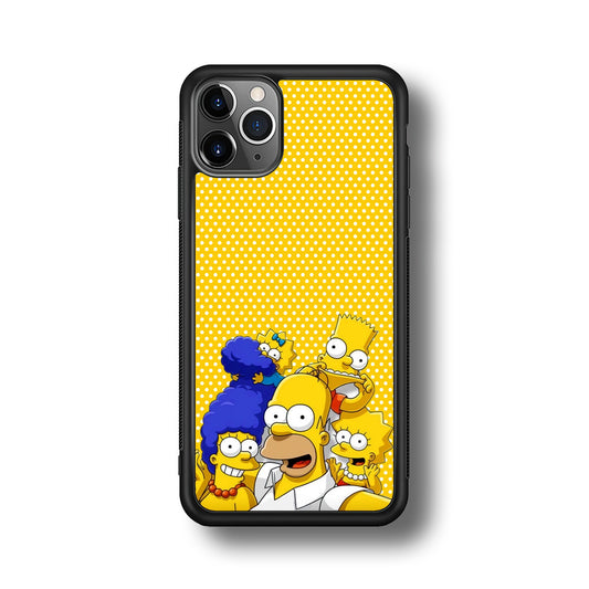 Simpson Happiness Selfie iPhone 11 Pro Max Case