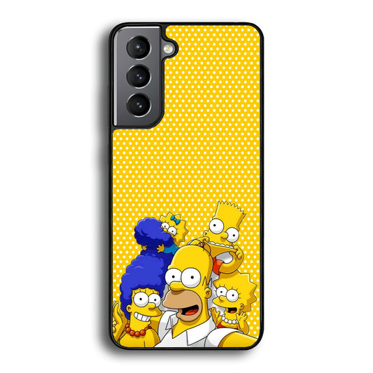 Simpson Happiness Selfie Samsung Galaxy S21 Plus Case - Carneyforia