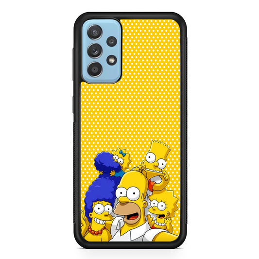 Simpson Happiness Selfie Samsung Galaxy A52 Case