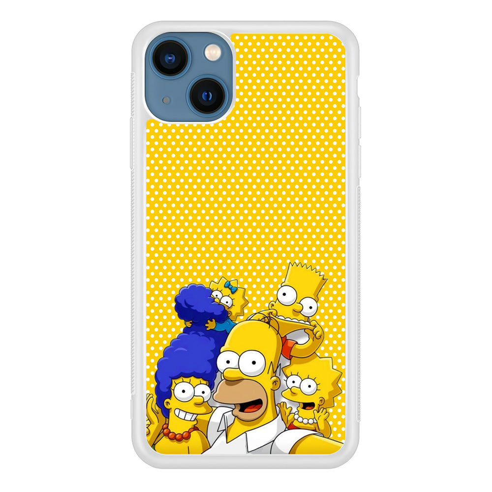 Simpson Happiness Selfie iPhone 13 Case