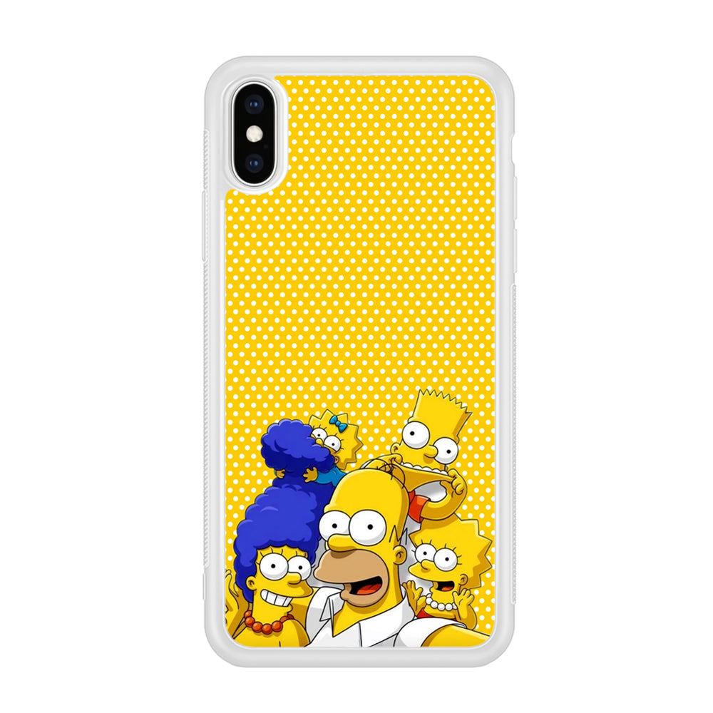 Simpson Happiness Selfie iPhone X Case