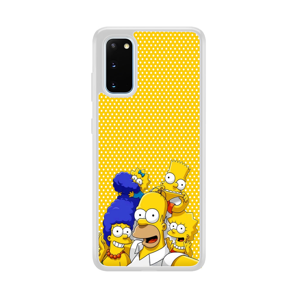 Simpson Happiness Selfie Samsung Galaxy S20 Case