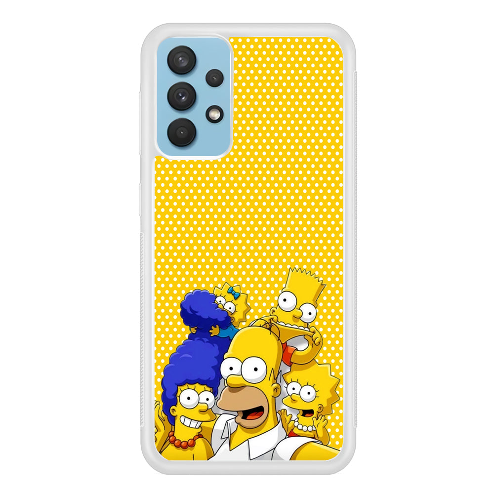 Simpson Happiness Selfie Samsung Galaxy A32 Case