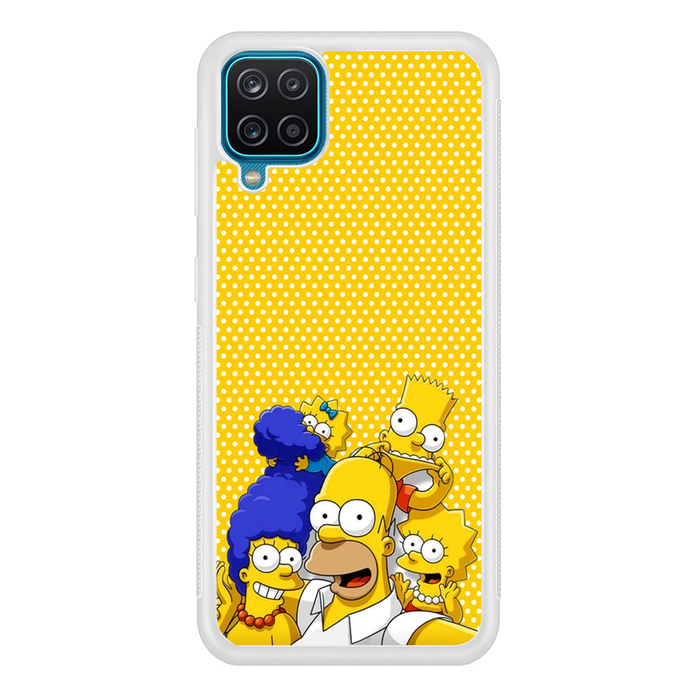 Simpson Happiness Selfie Samsung Galaxy A12 Case