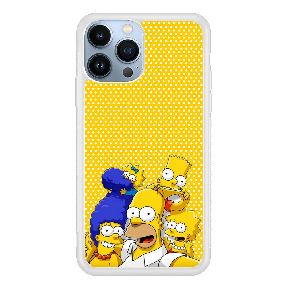 Simpson Happiness Selfie iPhone 13 Pro Max Case