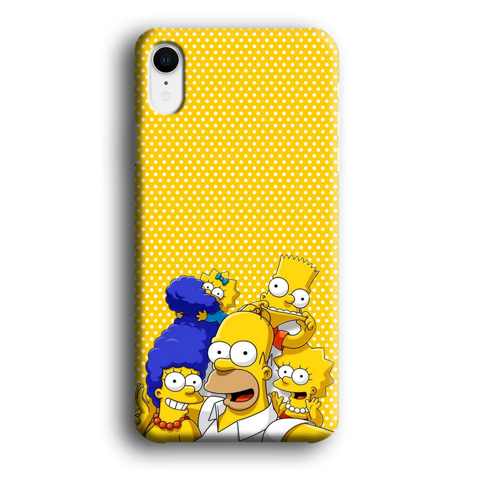 Simpson Happiness Selfie iPhone XR Case