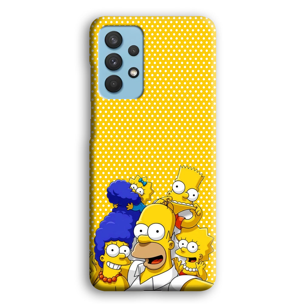 Simpson Happiness Selfie Samsung Galaxy A32 Case