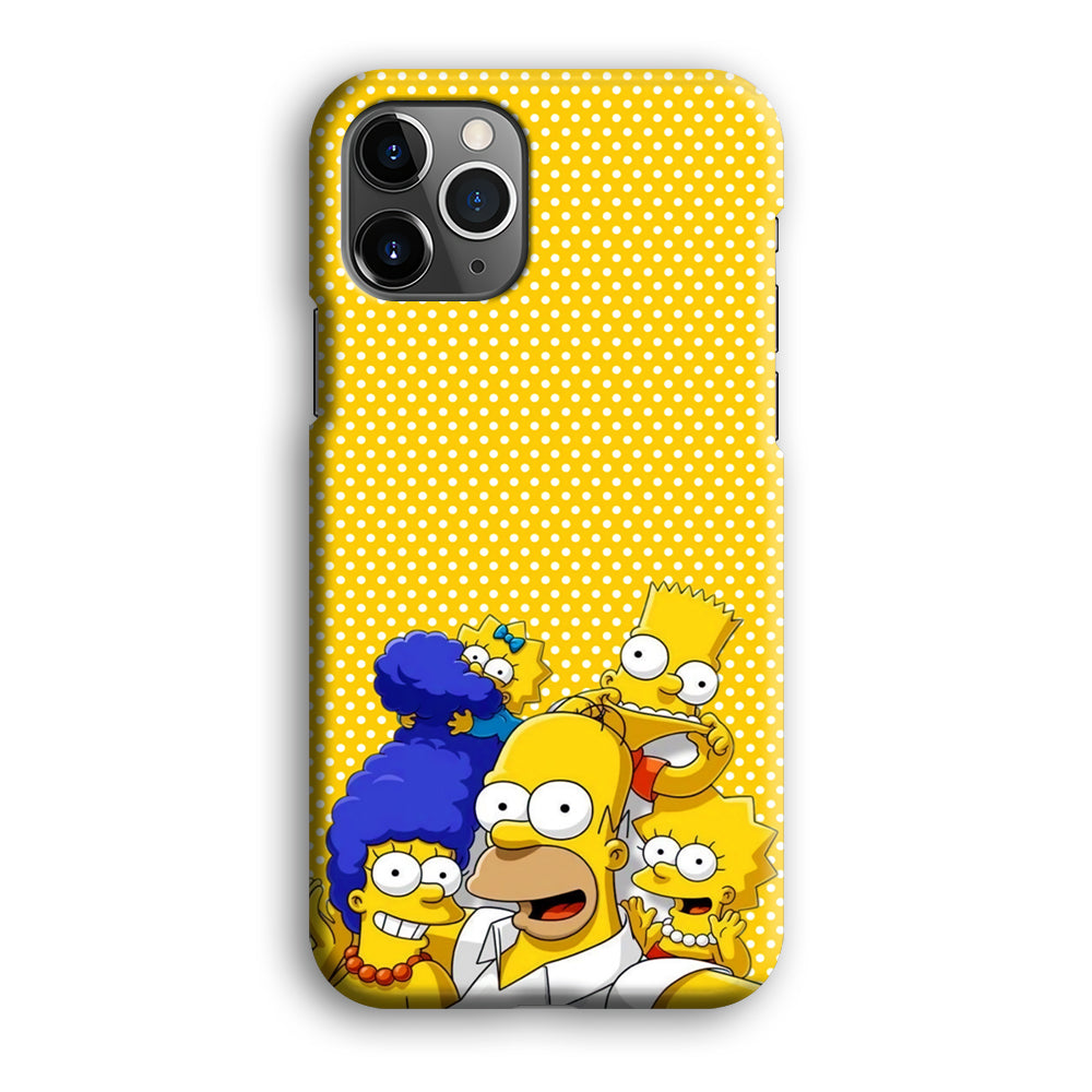 Simpson Happiness Selfie iPhone 12 Pro Case