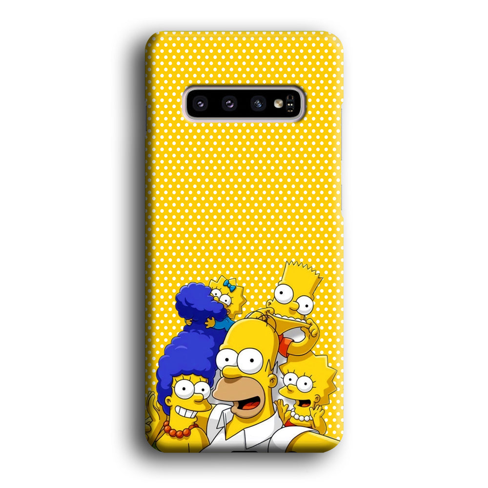 Simpson Happiness Selfie Samsung Galaxy S10 Case