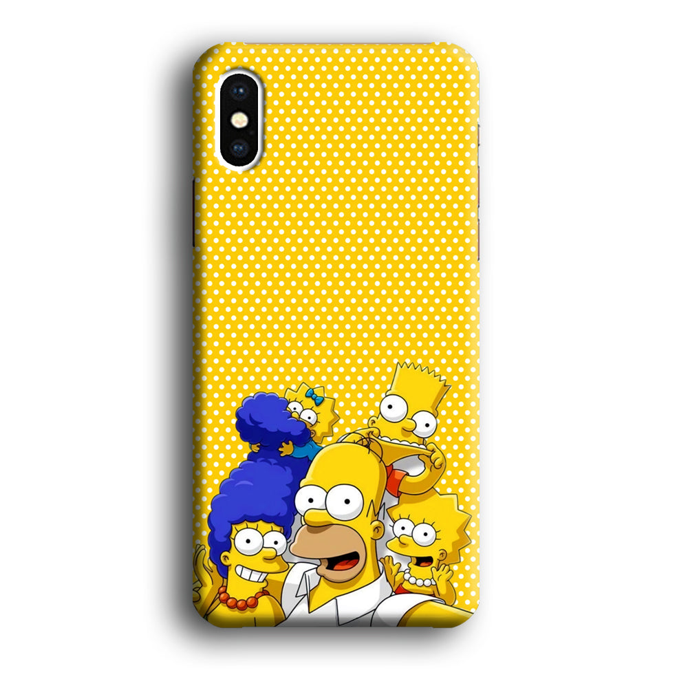 Simpson Happiness Selfie iPhone XS Case