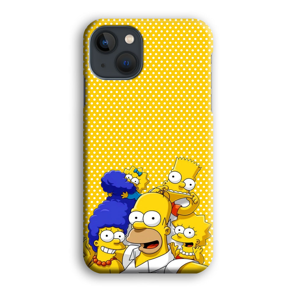 Simpson Happiness Selfie iPhone 13 Case