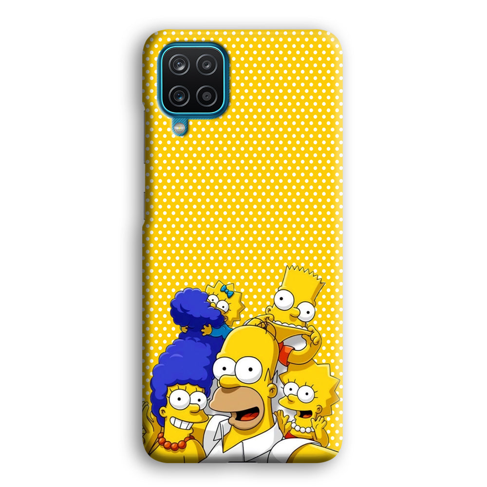 Simpson Happiness Selfie Samsung Galaxy A12 Case