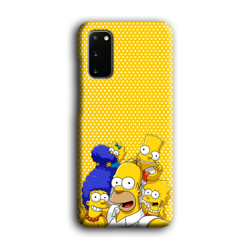 Simpson Happiness Selfie Samsung Galaxy S20 Case