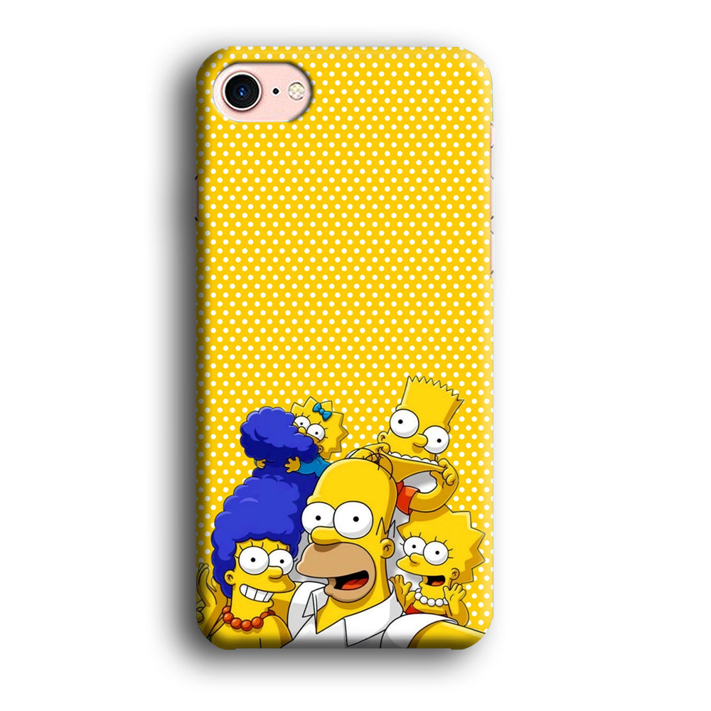 Simpson Happiness Selfie iPhone 8 Case